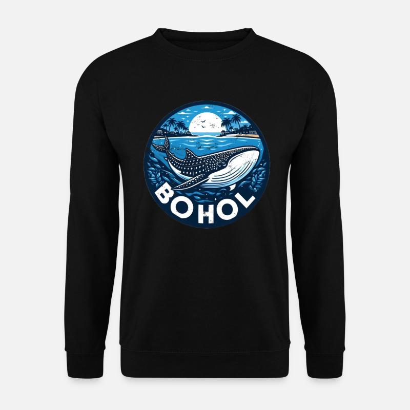 Bohol Whale Shark - Unisex Sweatshirt - black