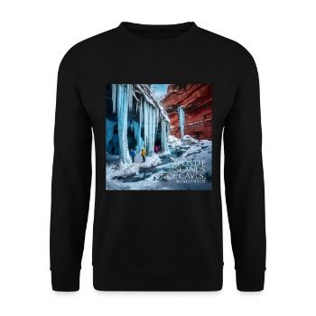 Apostle Islands Wisconsins - Unisex Pullover - Schwarz - Vorne - Alina (178cm) & Michal (187cm)