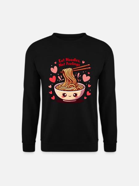 Funny Ramen Noodle Saying - Unisex Sweatshirt - black