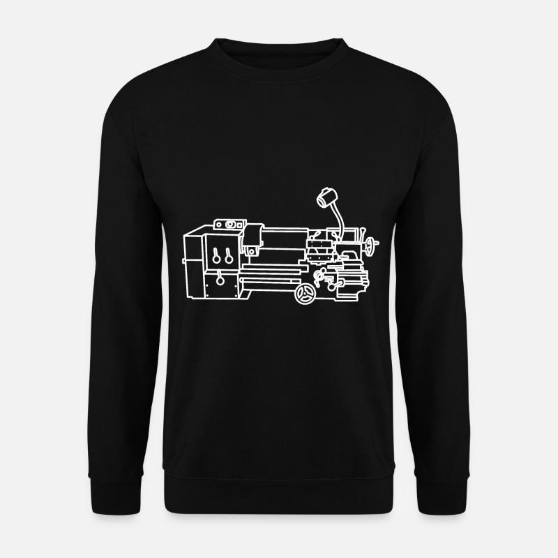 Mécanicien de tour - Sweat-shirt Unisexe - noir