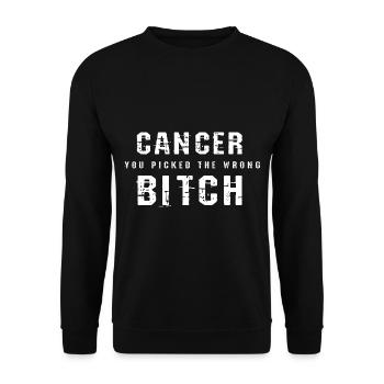Cancer le mauvais - Sweat-shirt Unisexe - noir - Devant - Alina (178cm) & Michal (187cm)