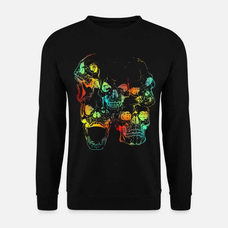 Skulls - Unisex Pullover - Schwarz
