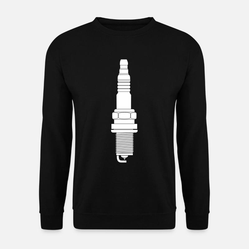 Spark plug auto freak tuning - Unisex Sweatshirt - black