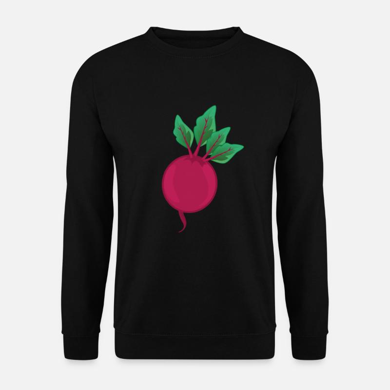 Beetroot Beetroot Vegetables Rahna Funny - Unisex Sweatshirt - black