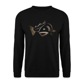 cod - Unisex Sweatshirt - black - Front - Alina (178cm) & Michal (187cm)