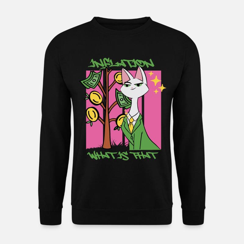 Inflation what is it? - Unisex Sweatshirt - black