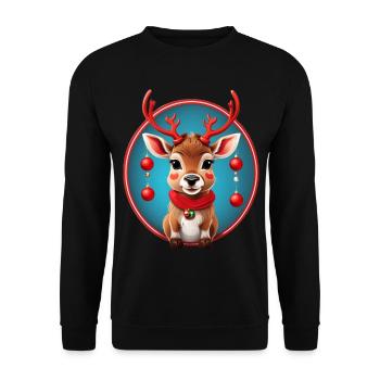Baby Reindeer - Unisex Sweatshirt - black - Front - Alina (178cm) & Michal (187cm)