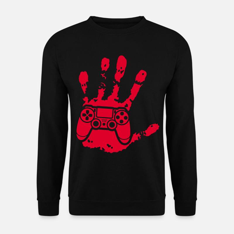 Der Gamer in dir (rot) - Unisex Pullover - Schwarz