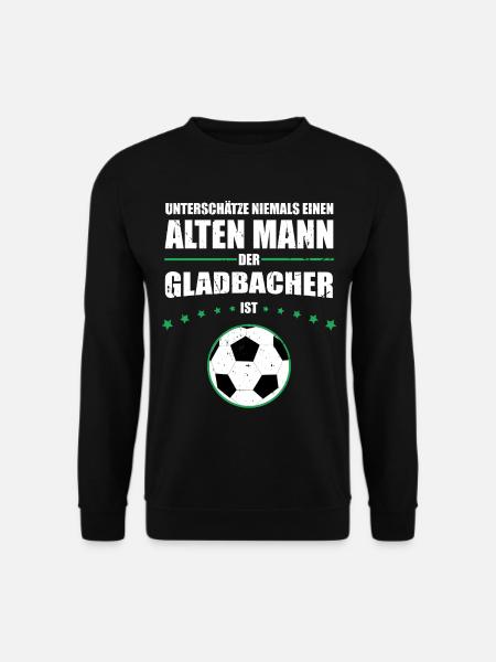 Alter Mann - Mönchengladbach Fan | Vintage Edition - Unisex Pullover - Schwarz