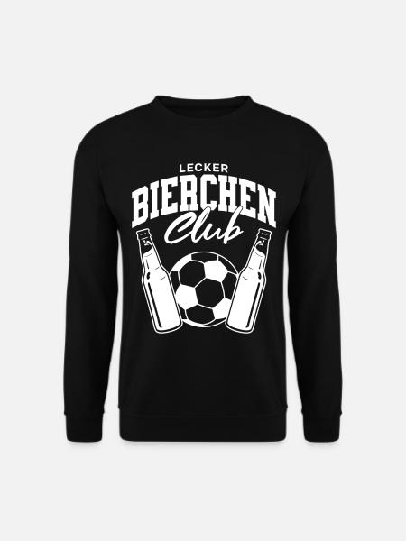 Lecker Bierchen Club Fußball  - Unisex Pullover - Schwarz