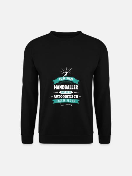Handballer Handball Geschenkidee - Unisex Pullover - Schwarz