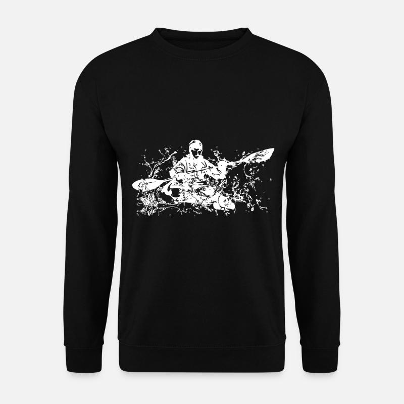 Kayak en eaux vives - Sweat-shirt Unisexe - noir