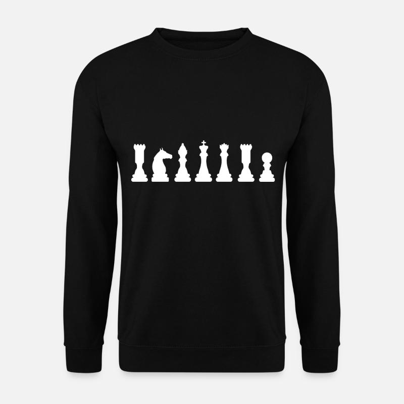 Échecs - Sweat-shirt Unisexe - noir