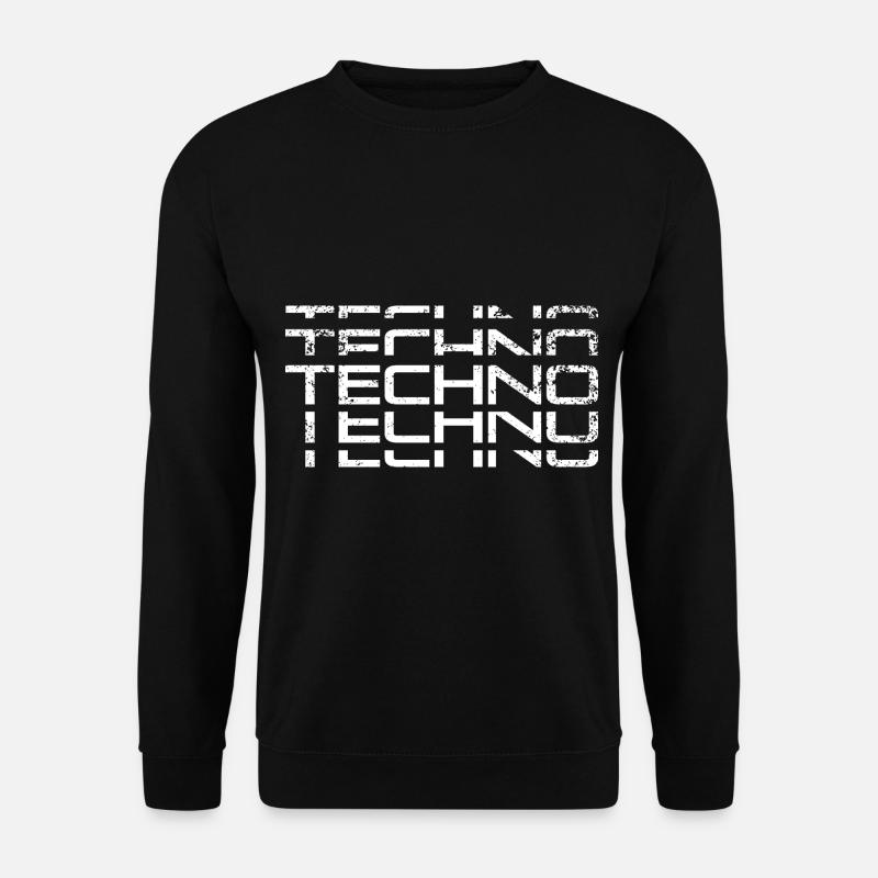 Techno - Unisex Sweatshirt - black