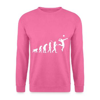 Volleyball Evolution - Unisex Pullover - Pink - Vorne