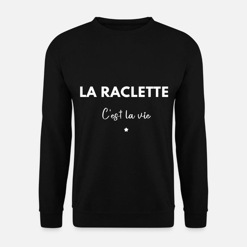 Raclette - Sweat-shirt Unisexe - noir