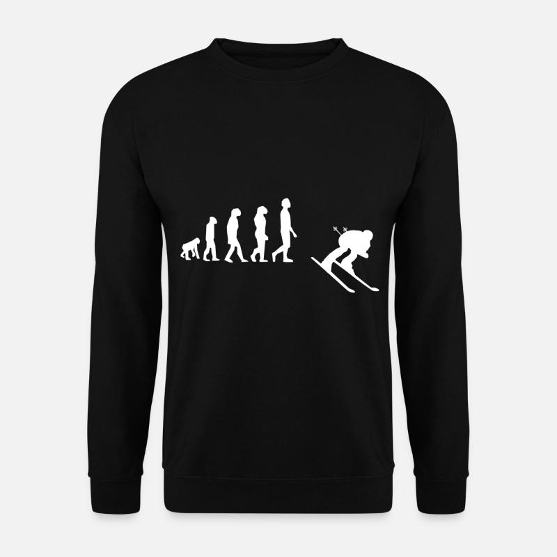 Ski évolution - Sweat-shirt Unisexe - noir