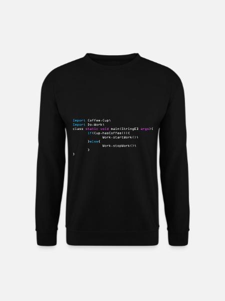 Programmeurs C++ - Sweat-shirt Unisexe - noir