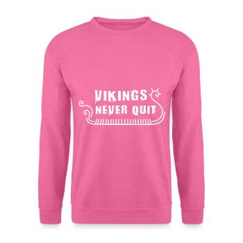 Navire viking - Sweat-shirt Unisexe - rose - Devant