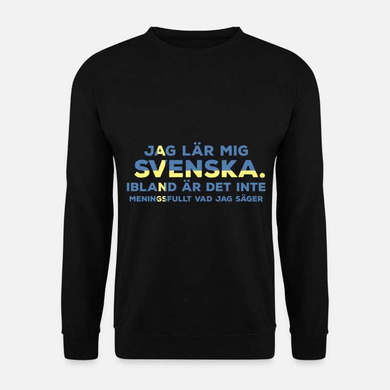 Learn Swedish - Unisex Sweatshirt - black