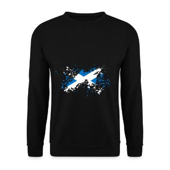 Blob drapeau écosse - Sweat-shirt Unisexe - noir - Devant - Alina (178cm) & Michal (187cm)