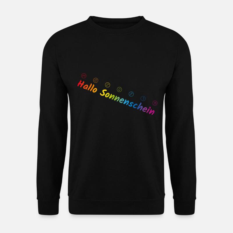 hallo Sonnenschein - Unisex Pullover - Schwarz