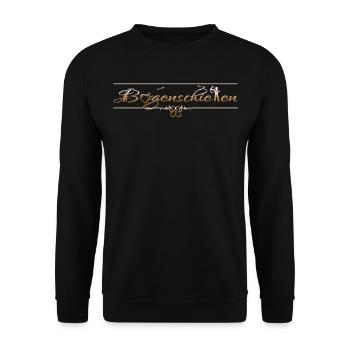 Tirage à l’arc avec archer - Sweat-shirt Unisexe - noir - Devant - Alina (178cm) & Michal (187cm)