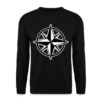 Étoile boussole - Sweat-shirt Unisexe - noir - Devant - Alina (178cm) & Michal (187cm)