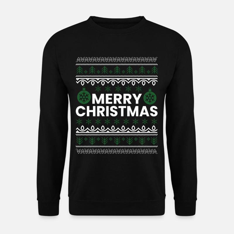 Merry Christmas Christmas Christmas Present - Unisex Pullover - Schwarz