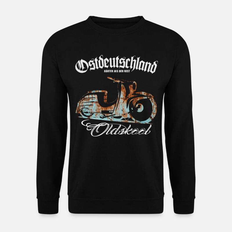 Simson Schwalbe - Ostdeutschland Oldskool - Unisex Pullover - Schwarz