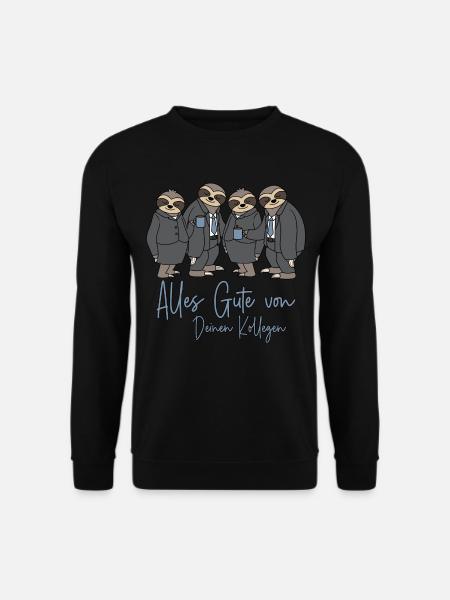 Abschied Job Arbeit Alles Gute von Deinen Kollegen - Unisex Pullover - Schwarz