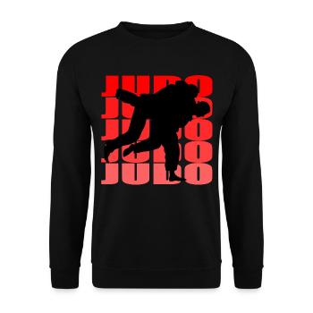 Judo - Sweat-shirt Unisexe - noir - Devant - Alina (178cm) & Michal (187cm)