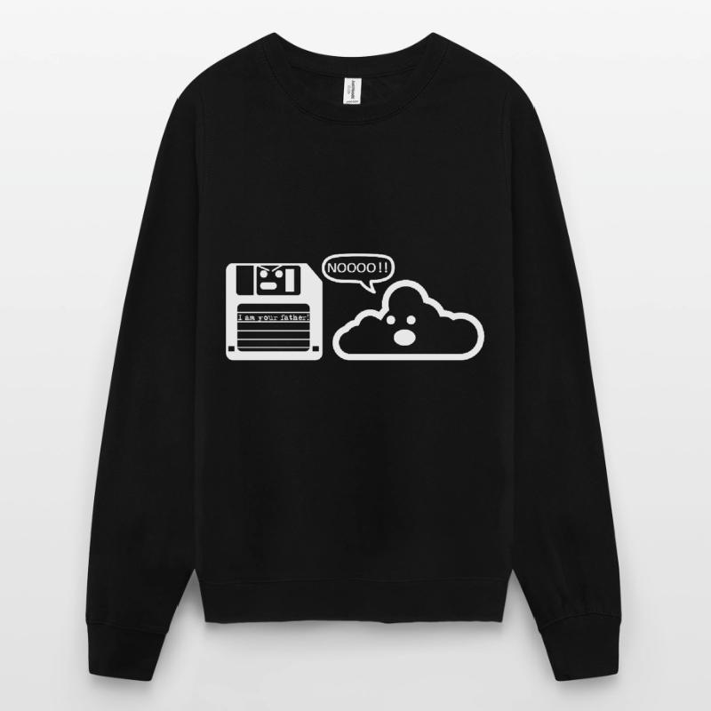 Diskette Cloud Programmierer Unisex Pullover