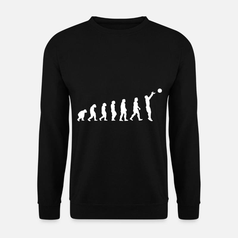 Basketball-Evolution - Unisex Pullover - Schwarz