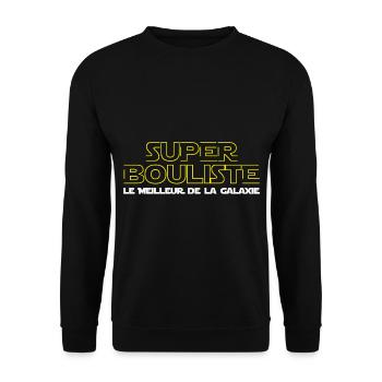 Super bouliste - Sweat-shirt Unisexe - noir - Devant - Alina (178cm) & Michal (187cm)