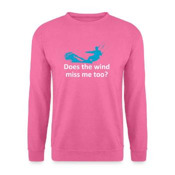 Kitesurfen - Unisex Pullover - Pink - Vorne
