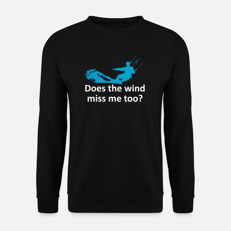 Kitesurfing - Unisex Sweatshirt - black