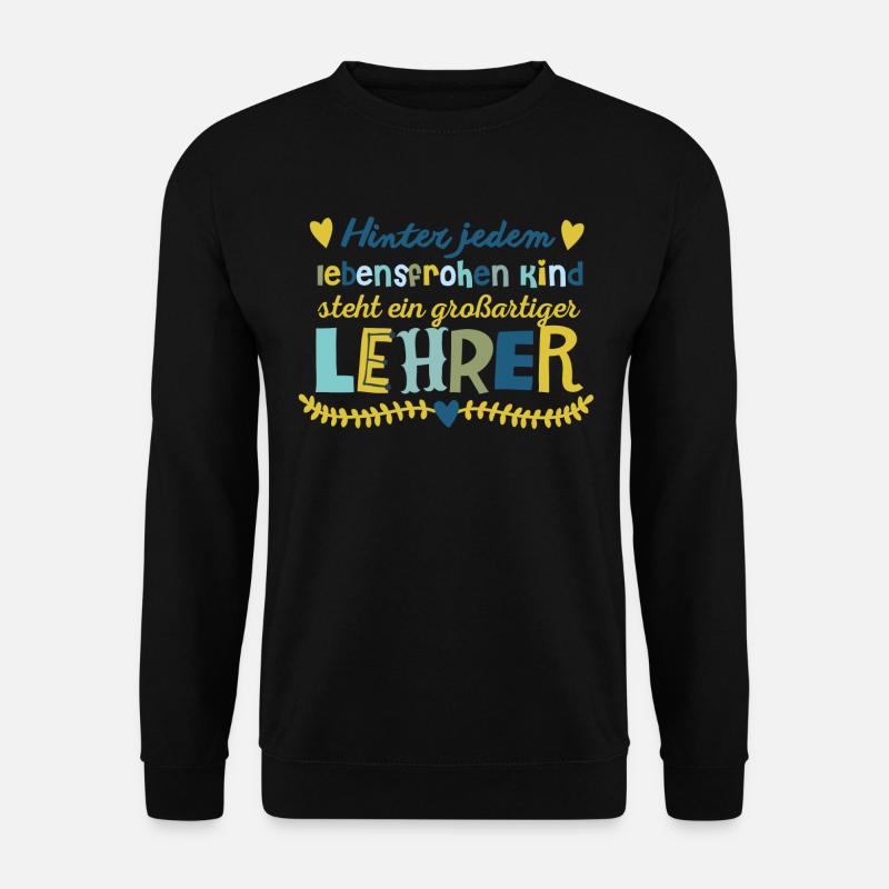 Grossartiger Lehrer - Unisex Pullover - Schwarz