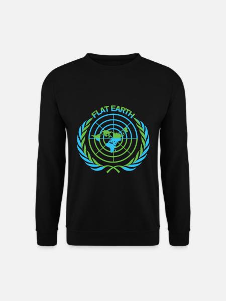 Flat Earth - Unisex Sweatshirt - black