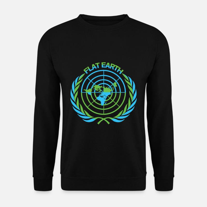 Flat Earth - Unisex Sweatshirt - black