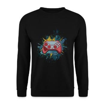 Gaming - Sweat-shirt Unisexe - noir - Devant - Alina (178cm) & Michal (187cm)