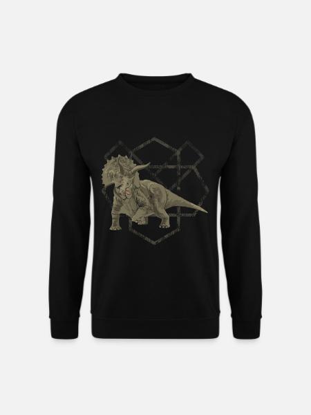 Triceratops - Unisex Pullover - Schwarz