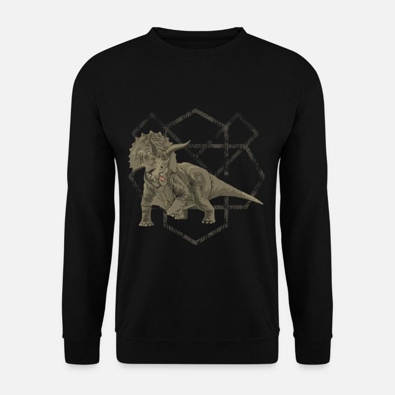 Triceratops - Unisex Sweatshirt - black