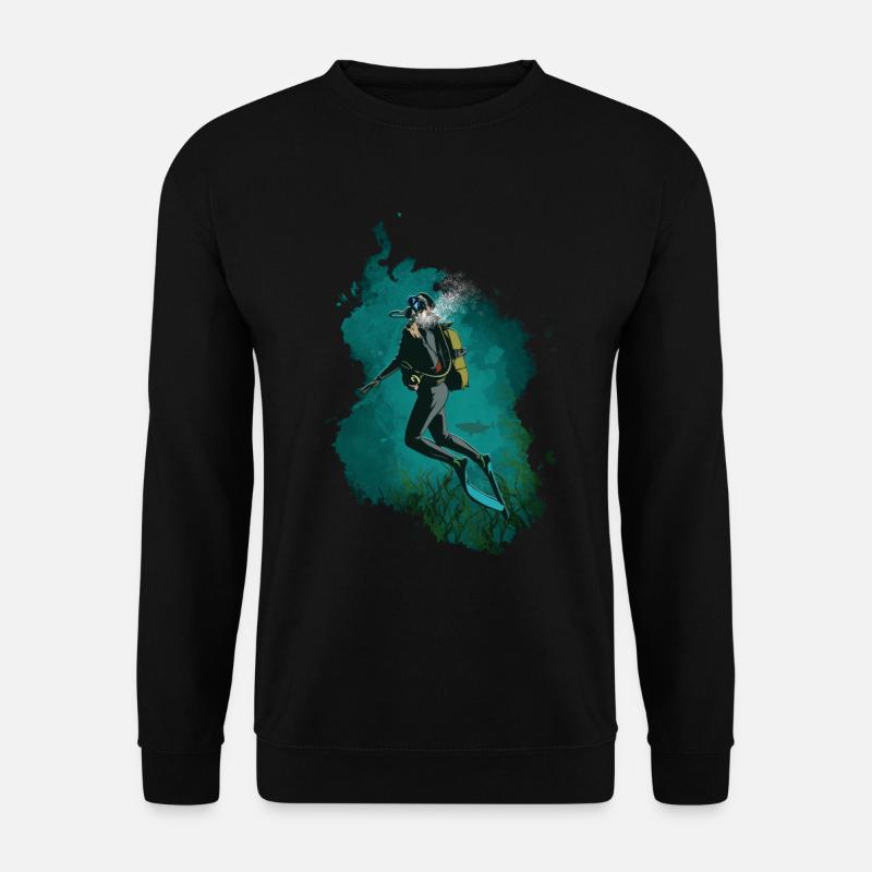 diving - Unisex Sweatshirt - black