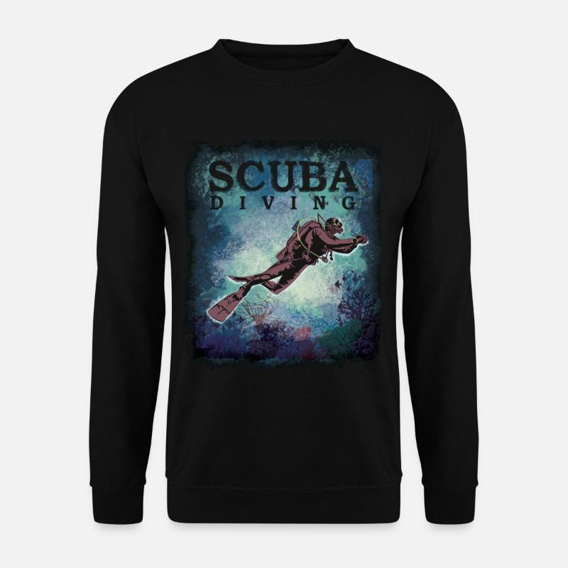 Scuba Diving - Unisex Pullover - Schwarz