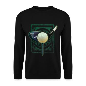 Golf - Sweat-shirt Unisexe - noir - Devant - Alina (178cm) & Michal (187cm)