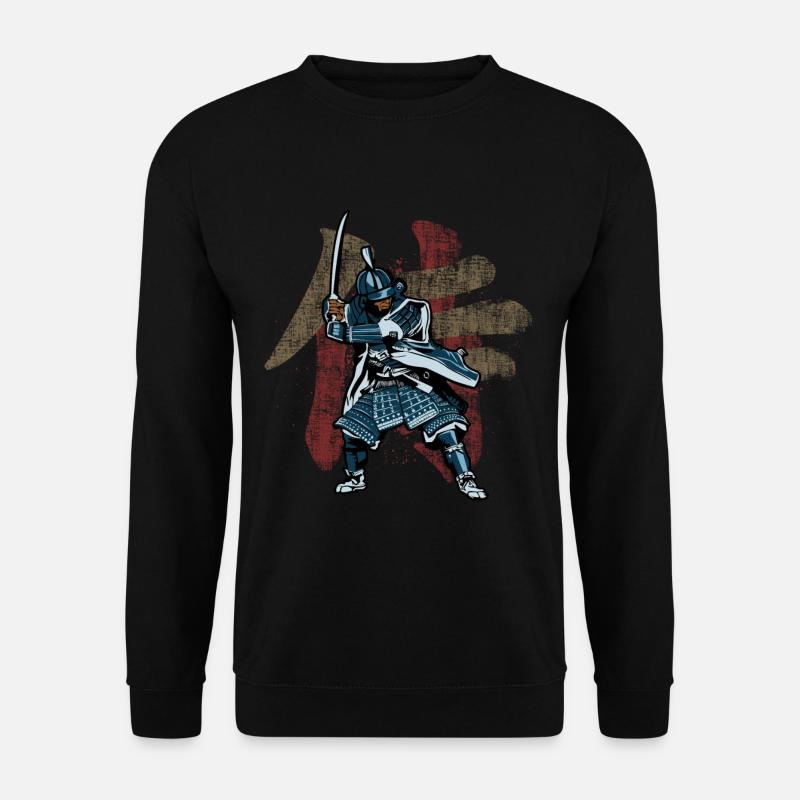 Samurai - Unisex Pullover - Schwarz
