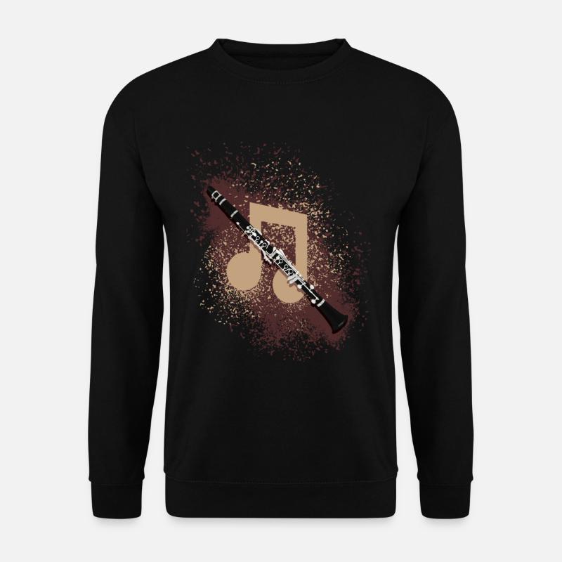 Klarinette - Unisex Pullover - Schwarz
