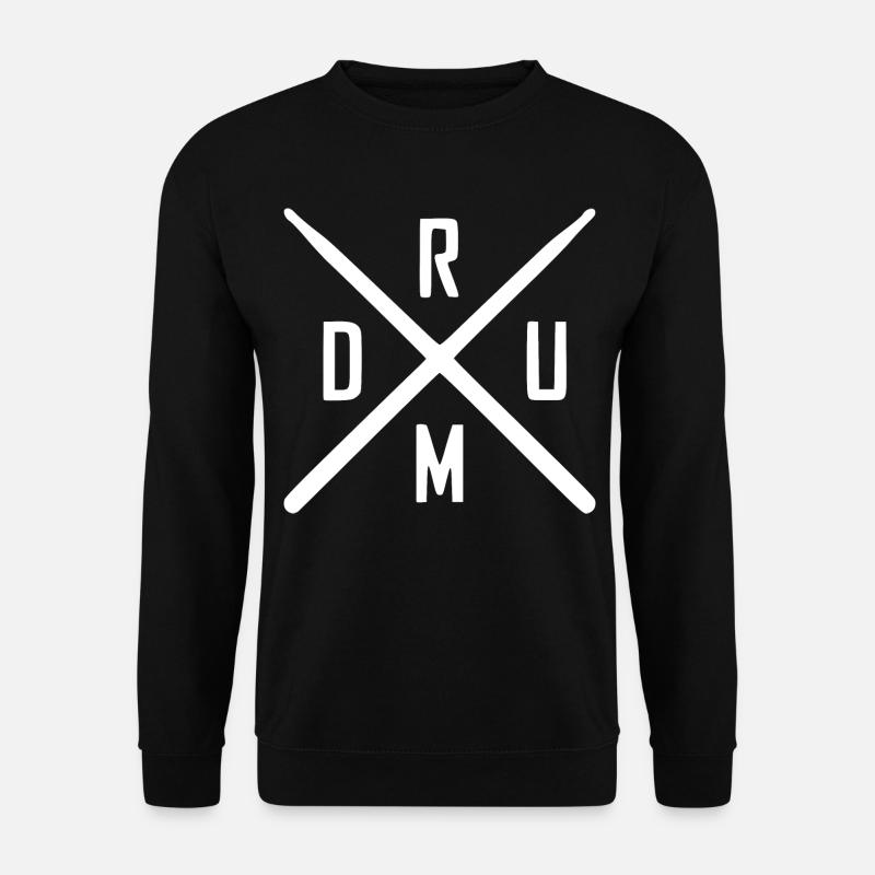 Drummer - Drum - Drum Sticks - Schlagzeuger - Unisex Pullover - Schwarz