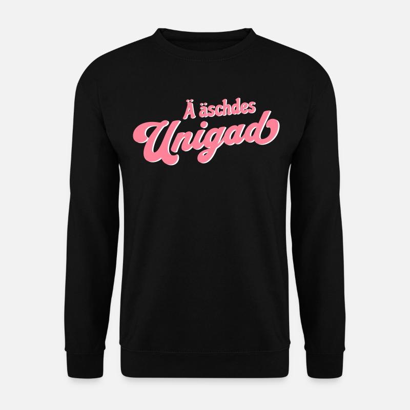 Ostdeutsch Unigad Unikat Dialekt - Unisex Pullover - Schwarz